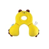 Yondi Mini Childrens Travel Pillow Head Support - 0-12m - Yellow Bear