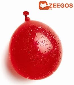 {Zeegos} Bunch of Water Balloons- Self Sealing Balloon-111 Colourful Party Balloons-fills and Ties in a Min-hose Attachment Filler-best Easy & Fast Filler-easy for Kids to Use- Perfect for Parties, Gifts- Events. Great Crazy Fun When Used with Water Balloon Slingshot, Water Balloon Launcher,water Balloon Pump and Water Balloon Gun.environmental Friendly.