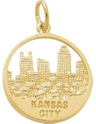 Rembrandt Charms Kansas City Skyline Charm
