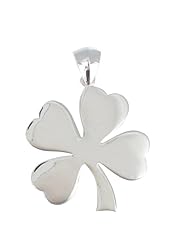 Les Poulettes Jewels - Sterling Silver Lucky Shamrock Pendant