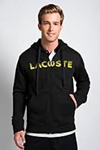 Full Zip Hooded Sweatshirt with Logo Graphic