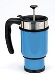Planetary Design Double Shot Travel French Press Mug Cornflower Blue