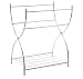Chrome finish Free-Standing Towel Rail Holder Bathroom Shelf Unit