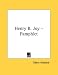 Book Henry B. Joy - Pamphlet