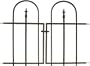 Panacea Products Arched Finial Gate, Brushed Bronze