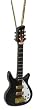 Miniature Black Rickenbacker Electric Guitar Christmas Ornament 4