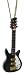 Miniature Black Rickenbacker Electric Guitar Christmas Ornament 4