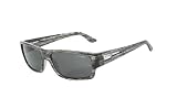 Arnette Wager Italian Sunglasses AN4144, Striped Grey Havana w/ Grey Lens