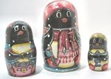 Russian Nested Doll Penguins three piece set