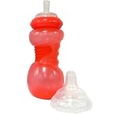 Nuby ヌービー ソフトシッパー スポーツシッパー ノンスピル ボトル 360ml 【12138】 (レッド)