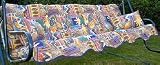 Auflage Hollywoodschaukel 180x50x12cm Blatt