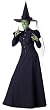 Elite In Character Deluxe Wicked Witch Costume Green Face Paint not included.