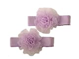 Organza Flower Pair