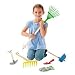 Kids 6pc Junior Size Garden Tools Gloves Rake Shovel Trowel
