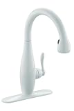 318N1LBEPyL. SL160  KOHLER K 692 0 Clairette Kitchen Sink Faucet, White