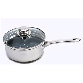 Clearview Stainless Steel 2 Hole Egg Poacher 16cm