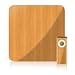 Oak Design Apple TV Skin Decal Protective Sticker