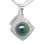 Malu Black Akoya Cultured Pearl Pendant