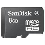 SanDisk 8GB Micro SDHC Memory Card with SD Adapter