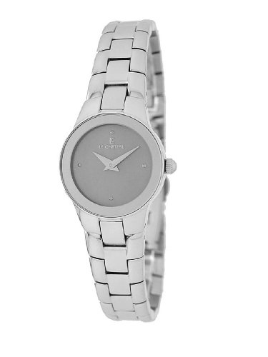 Le Chateau Women's 7032L_GR Tuoi Collection All Steel and Sunray Dial Watch