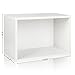 Way Basics zBoard Eco Stackable Rectangle Shelf- White (BS-285-580-390-WE)
