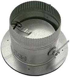 6 In Dia, 26 Ga, Self Seal Collar w/Damper