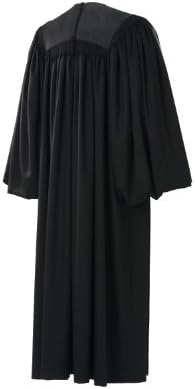 Manufaktur Men Pontiff US Judge Robe MERINO CASHMERE SILK Custom Size Black