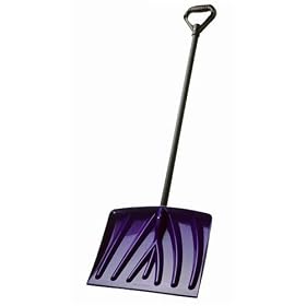 Suncast SN1000 18-Inch Snow Shovel, Navy