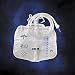 [Item]: Urinary Drain Bag [Additional Info]: Urinary Drain Bag With Anti-Reflux Tower. The anti-reflux tower facilitates urine flow while providing reflux control. Designed for easy bag suspension and 50" premium 11/32" STAR tubing provides maximum drai