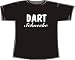 Dart Schnecke; T-Shirt schwarz