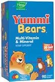 Hero Nutritional Yummi Bears Multi-Vitamin & Minerals Value Size Gummy Bears 200 Each.