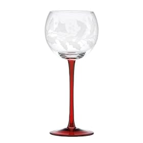 Buy Lenox Crystal Holiday Etched Balloon Wines Set(s) Of 4
