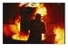 Hasidic Jews Celebrate Lag B-Omer with a Traditional Bonfire Photographic Poster Print by Annie Griffiths Belt, 32x24