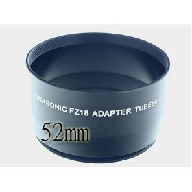 Lens Adapter 58mm for Panasonic DMW-LA3 DMC-FZ18 DMC-FZ28 DMC-FZ35 DMC-FZ38 For Wide angle 58mm and Telephoto 58mm