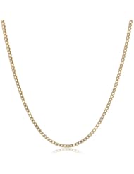 14k Italian Yellow Gold 1.40mm Franco Chain Necklace, 16"