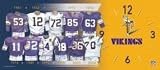 Minnesota Vikings Uniform History Clock