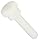 Nylon 6/6 Thumb Screw, Inch, Knurled Head, Thumb Drive, Flat Point, Plain Finish, Meets IFI-156 2002 Specifications, Right Hand Threads, Made In US