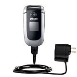 Rapid Wall / AC Charger for the Samsung SGH-X660 - Gomadic Brand w/ TipExchange Technology