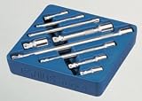9 Piece 1/4, 3/8 & 1/2 Dr. Wobble Extension Bar Set