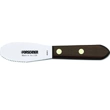 Victorinox 3-1/2-Inch Sandwich Spreader Wavy Edge, Wood Handle