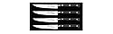 Meridian Elite Serrated Steak Knife Set (ME3683-4-4S) Category: Meridian Elite Knife