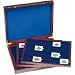Wooden Coin Presentation Case with 3 trays, each for 20 Coin Holders 2x2