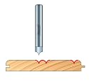 Freud 20-301 Radius V-Groove Router Bit for Freud's 99-472 Beadboard Router Bit System, 1/4-Inch Shank