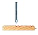 Freud 20-301 Radius V Groove Router Bit For Use With Freud's 99-472 Beadboard Router Bit System 1/4 inch Shank