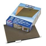 Pendaflex Recycled Standard Green 1/5-Cut Tab Hanging File Folders, 25 per Pack (81602)