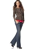 DKNY Jeans Collarless Stretch Velvet Jacket, Short Sleeved Printed Charmeuse Top & Wide Leg Trouser Jeans 318NrhWw1NL. SL160 DKNY Jeans Collarless Stretch Velvet Jacket, Short Sleeved Printed Charmeuse Top & Wide Leg Trouser Jeans