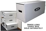 BCW Long Comic Book Storage Box House & Long Comic Cardboard Storage Box (2 of EACH) Corrugated Cardboard Storage Box - Comic Book Collecting Supplies BCW Long Comic Book Storage Box House & Long Comic Cardboard Storage Box (2 of EACH) Corrugated Cardboard Storage Box - Comic Book Collecting Supplies