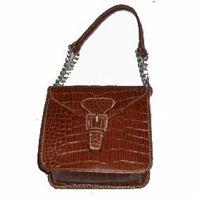 Ladies Liz Claiborne Purse Handbag Park Avenue Bos Chestnut