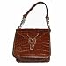 Women's Liz Claiborne Purse Handbag Park Avenue Bos Chestnut