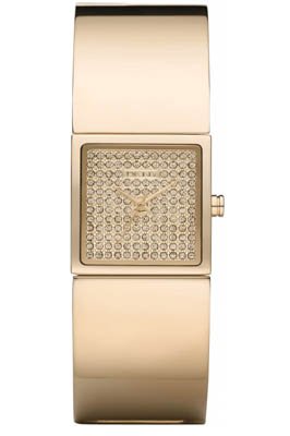 DKNY Damen-Armbanduhr Analog Quarz Gold NY8040
